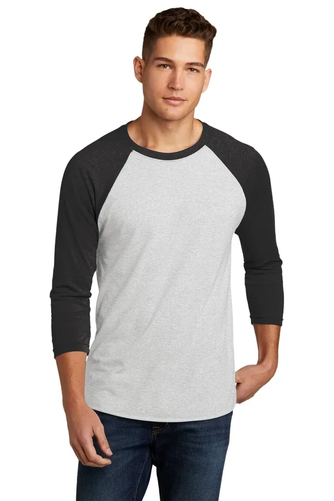 Next Level Apparel®   Adult Tri-Blend 3/4-Sleeve Raglan Tee. NL6051 - additional view 3