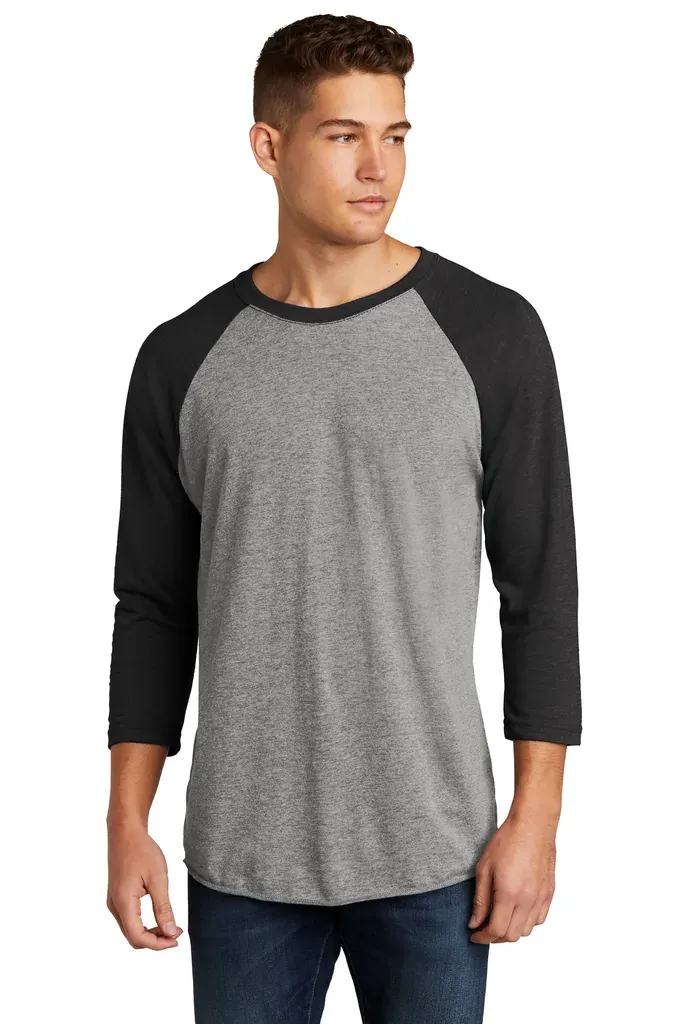 Next Level Apparel®   Adult Tri-Blend 3/4-Sleeve Raglan Tee. NL6051 - additional view 8