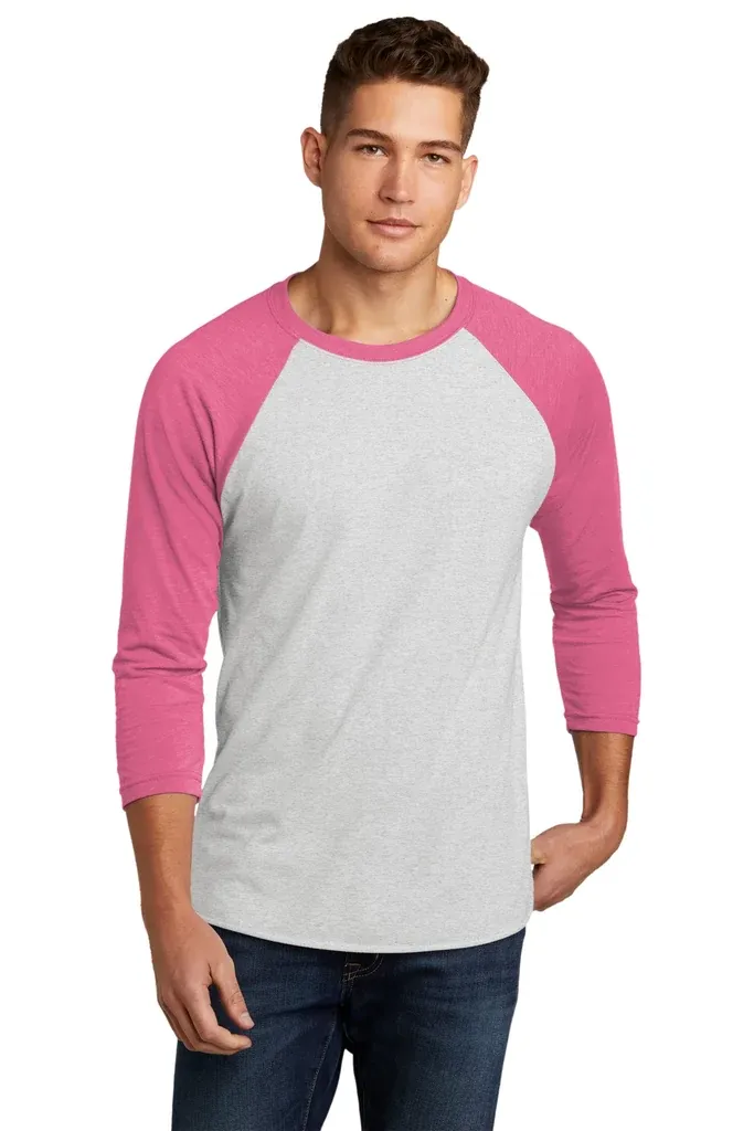Next Level Apparel®   Adult Tri-Blend 3/4-Sleeve Raglan Tee. NL6051 - additional view 6