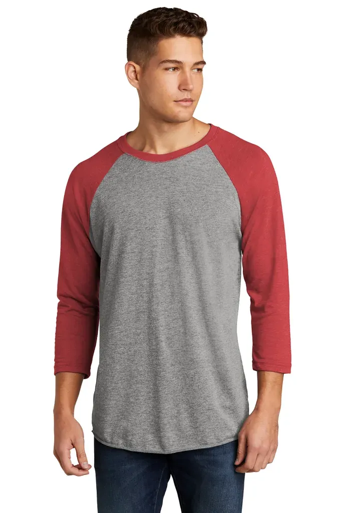 Next Level Apparel®   Adult Tri-Blend 3/4-Sleeve Raglan Tee. NL6051 - additional view 10