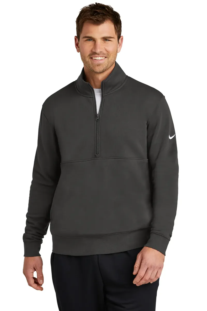 Nike Club Fleece Sleeve Swoosh 1/2-Zip NKDX6718 - additional view 4