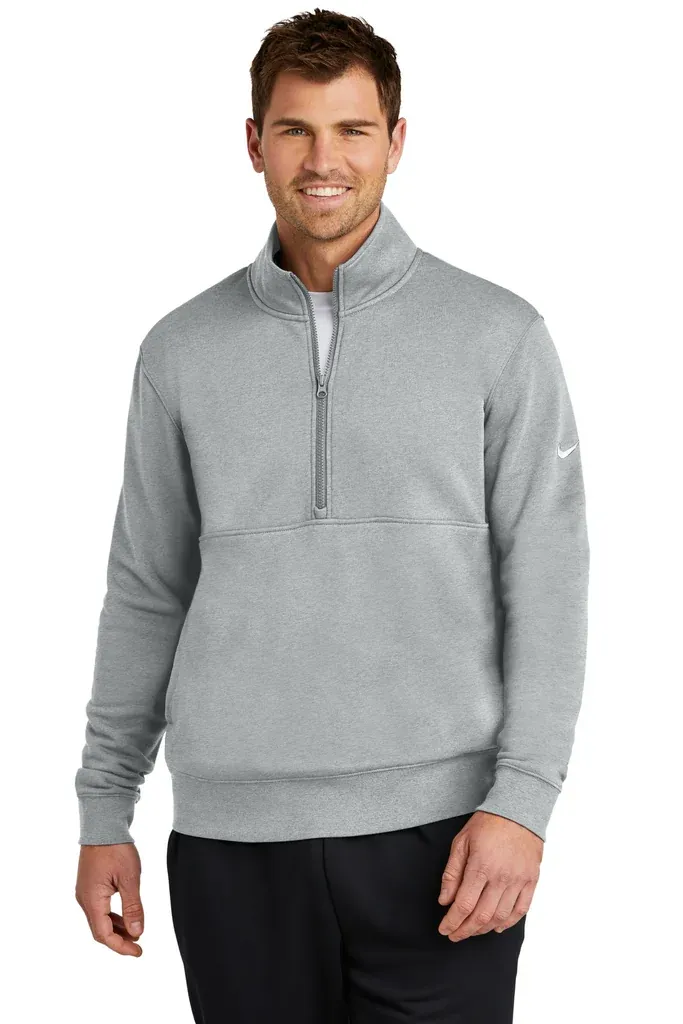 Nike Club Fleece Sleeve Swoosh 1/2-Zip NKDX6718 - additional view 3