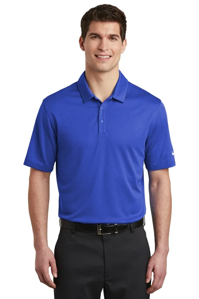 Nike Dri-FIT Hex Textured Polo. NKAH6266 - additional view 3