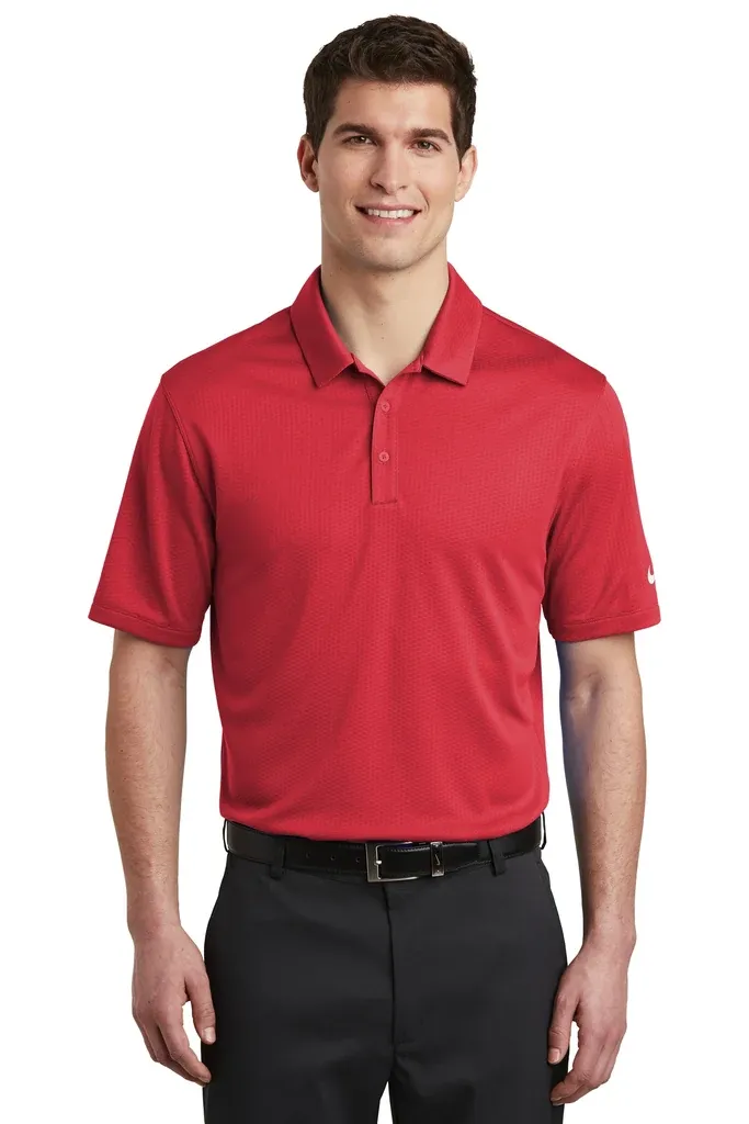 Nike Dri-FIT Hex Textured Polo. NKAH6266 - additional view 4
