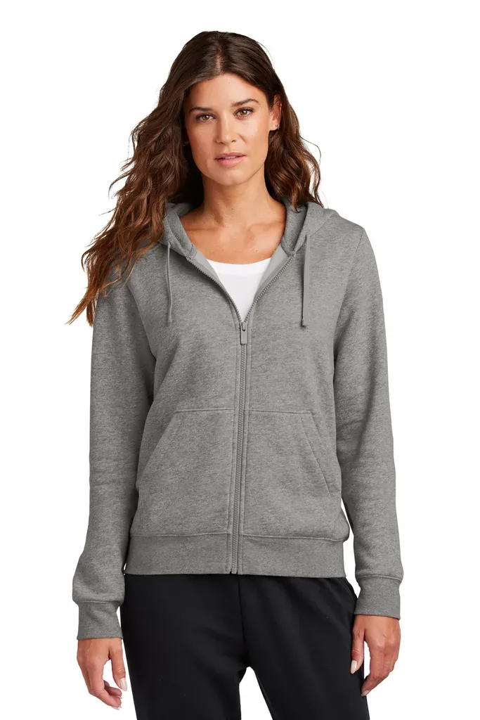 Nike Women's Club Fleece Sleeve Swoosh Full-Zip Hoodie NKFD9890 - additional view 4