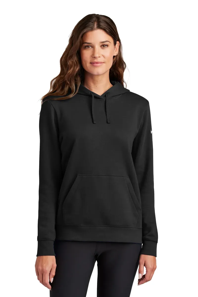 Nike Women's Club Fleece Sleeve Swoosh Pullover Hoodie NKFD9889 - additional view 3