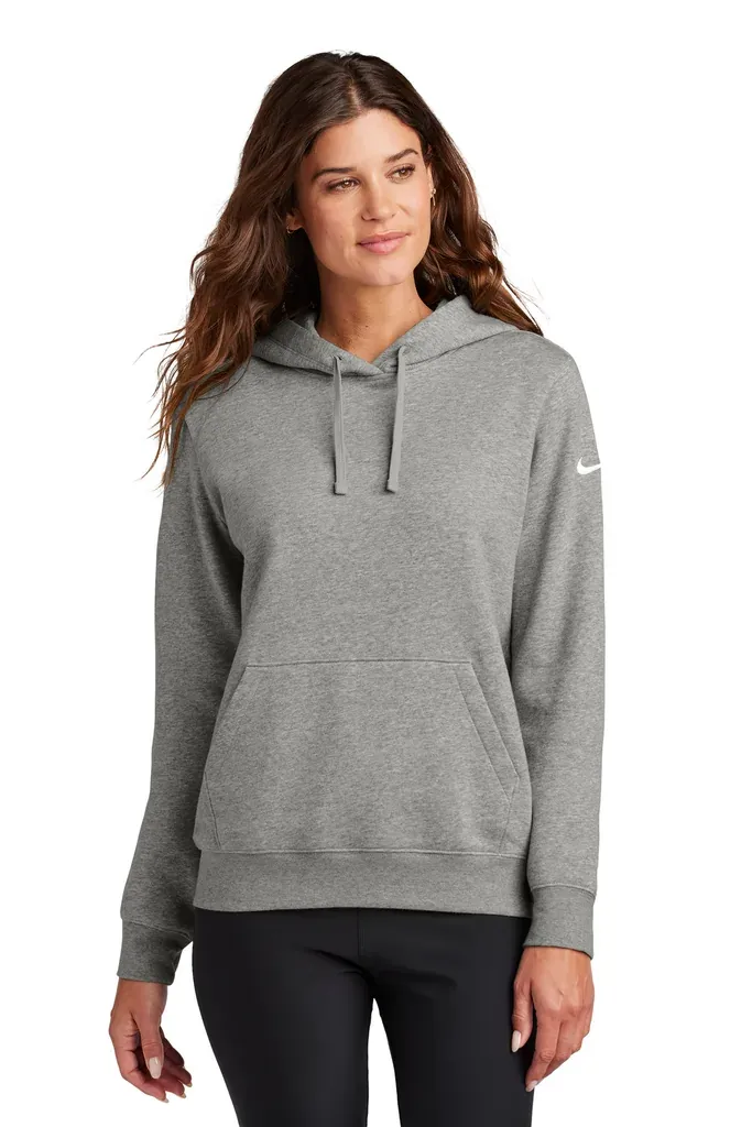 Nike Women's Club Fleece Sleeve Swoosh Pullover Hoodie NKFD9889 - additional view 2
