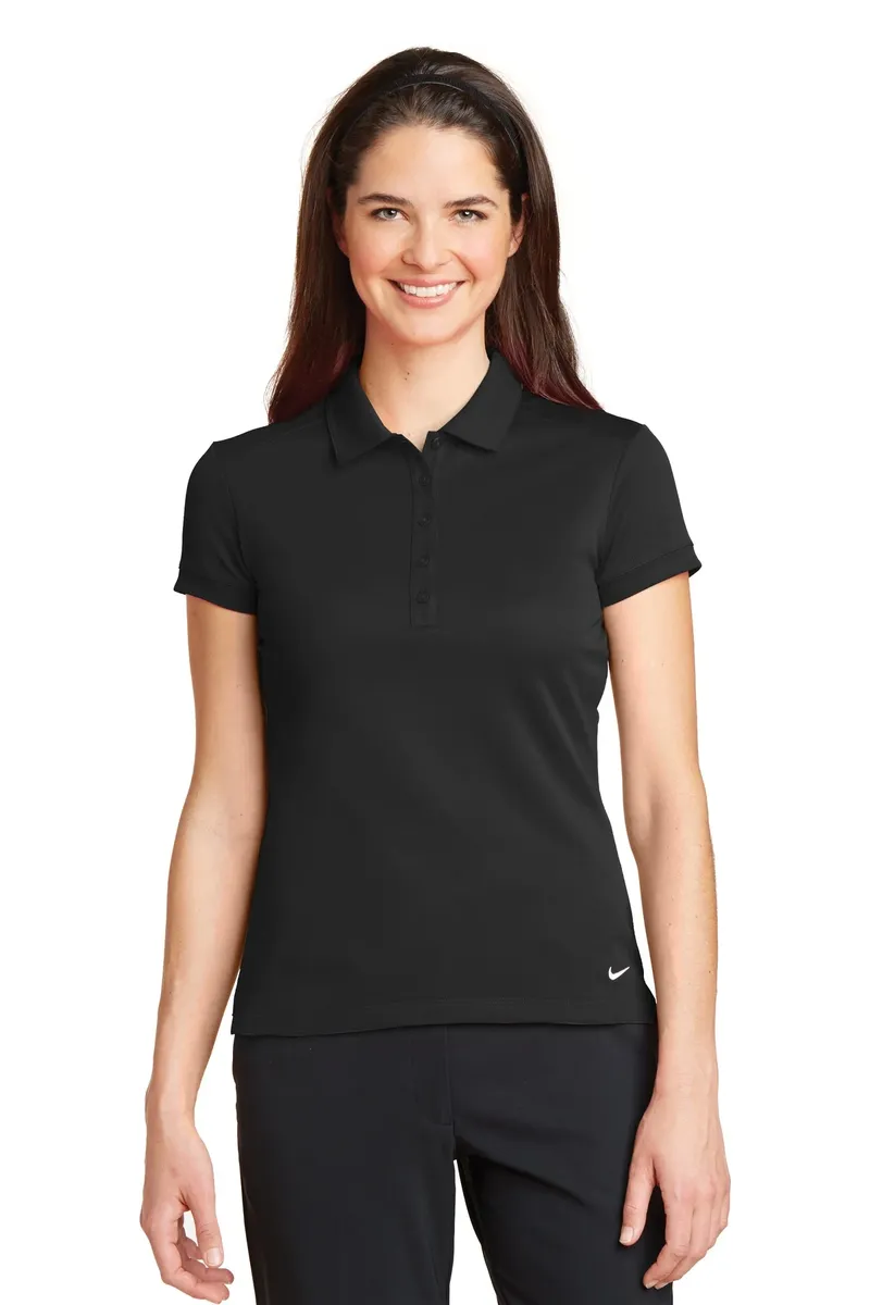 Nike Women's Dri-FIT Solid Icon Pique Modern Fit Polo.  746100 - additional view 3