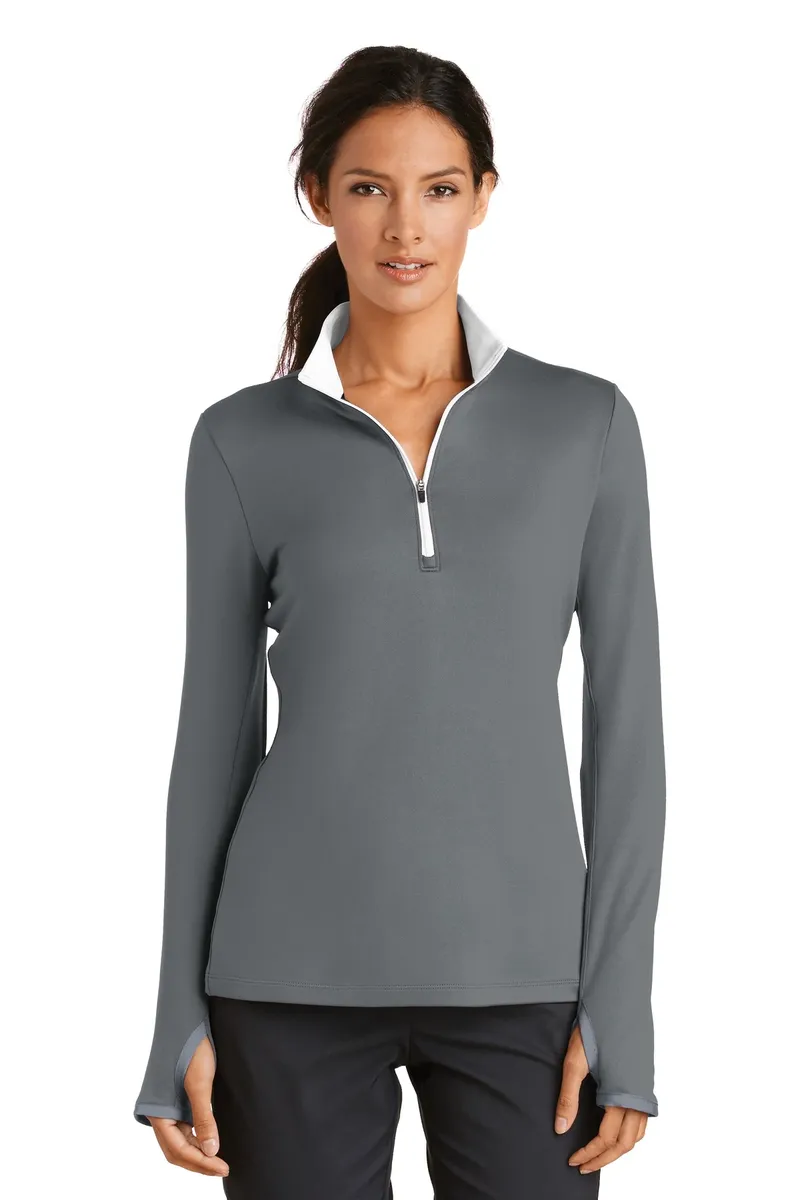 Nike Women's Dri-FIT Stretch 1/2-Zip Cover-Up. 779796 - additional view 2