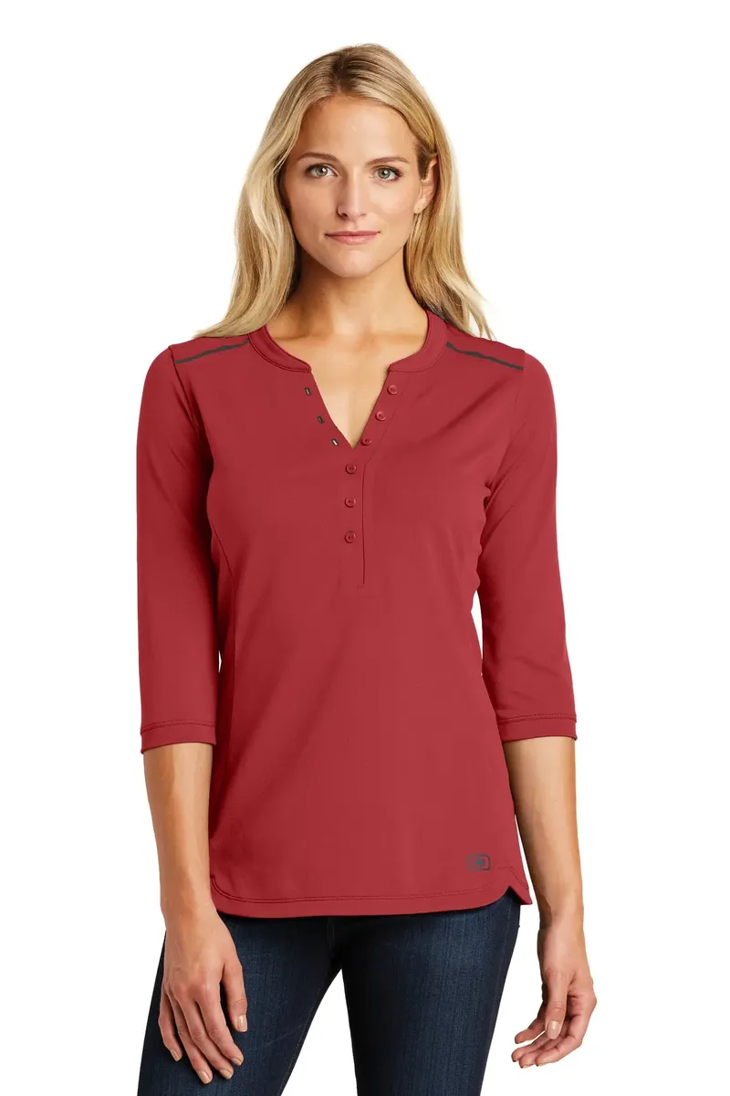 OGIO ® Ladies Fuse Henley. LOG132 - additional view 2