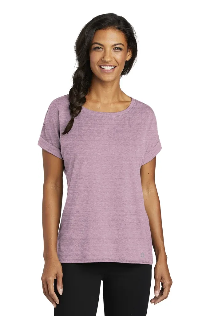 OGIO ® Ladies Luuma Cuffed Short Sleeve. LOG800 - additional view 2