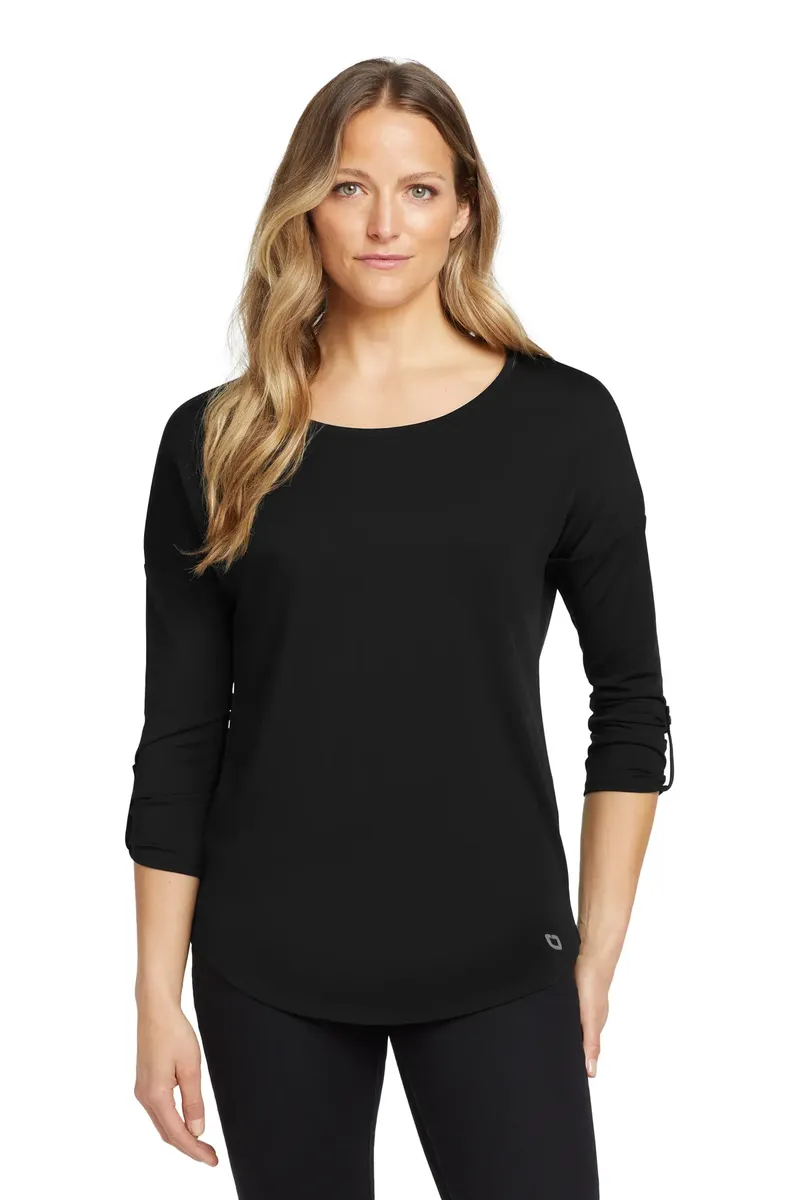 OGIO ® Women's Gravitate Scoop 3/4-Sleeve . LOG141 - additional view 1