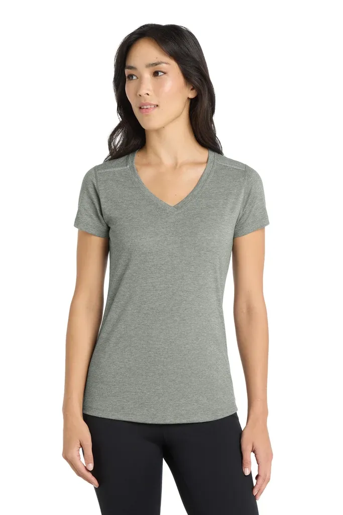 OGIO ® Women's Peak V-Neck Tee. LOE337 - additional view 2
