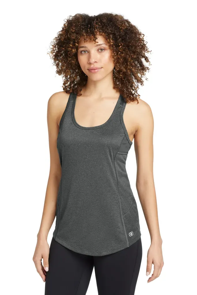 OGIO® Women's Racerback Pulse Tank. LOE322 - additional view 2