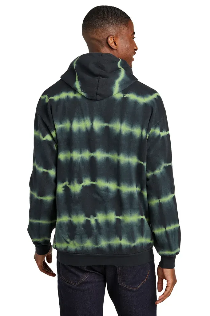 Port & Co Allover Stripe Tie-Dye Fleece PC143 - additional view 1