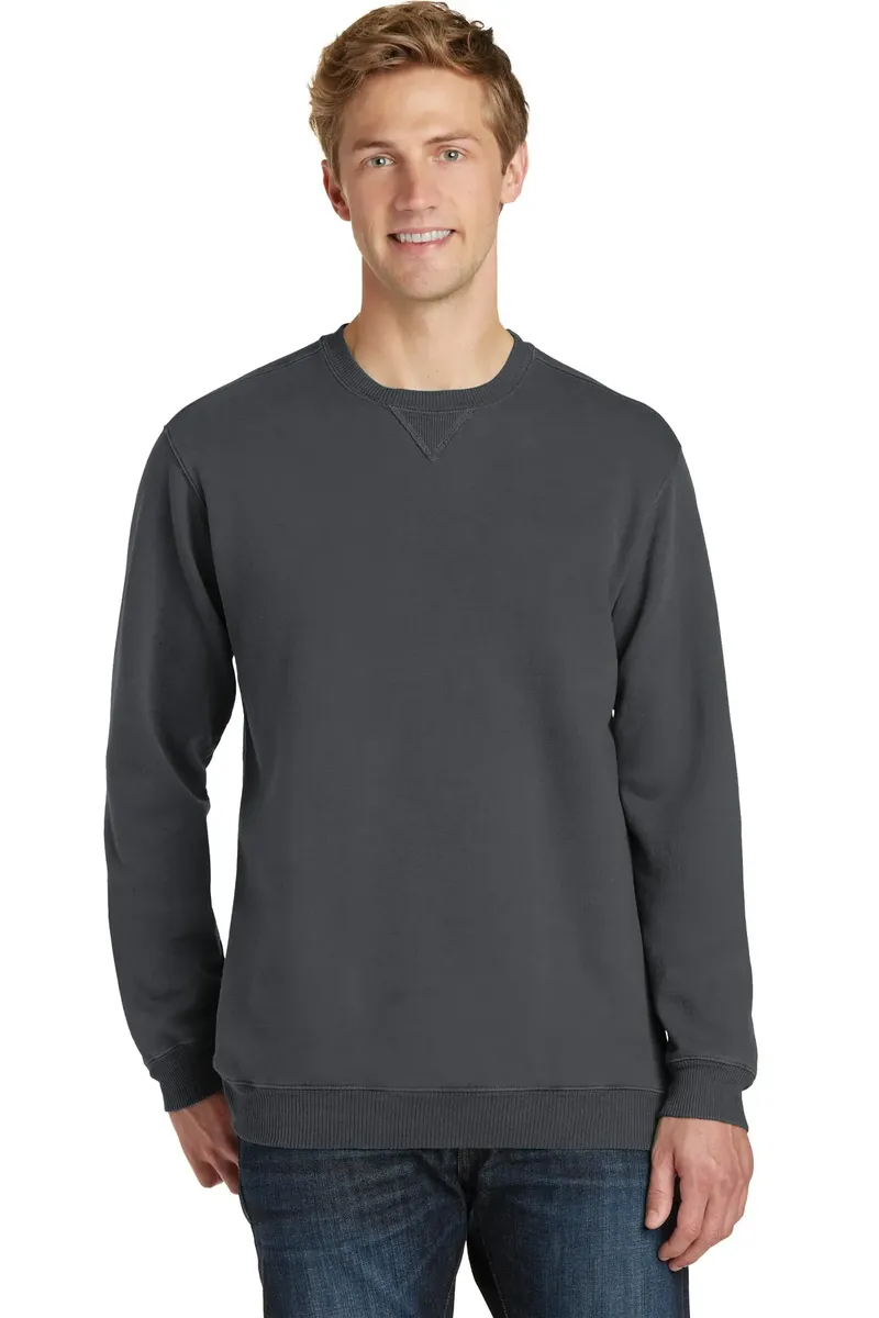 Port & Co Beach Wash® Garment-Dyed Crewneck Sweatshirt PC098