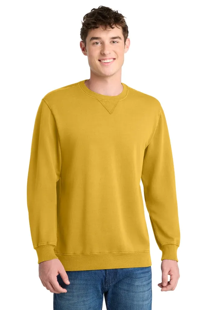 Port & Co Beach Wash® Garment-Dyed Crewneck Sweatshirt PC098 - additional view 11