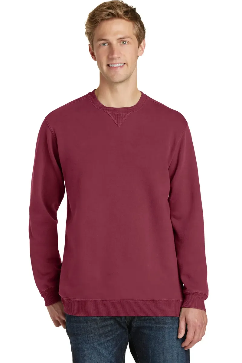 Port & Co Beach Wash® Garment-Dyed Crewneck Sweatshirt PC098 - additional view 13