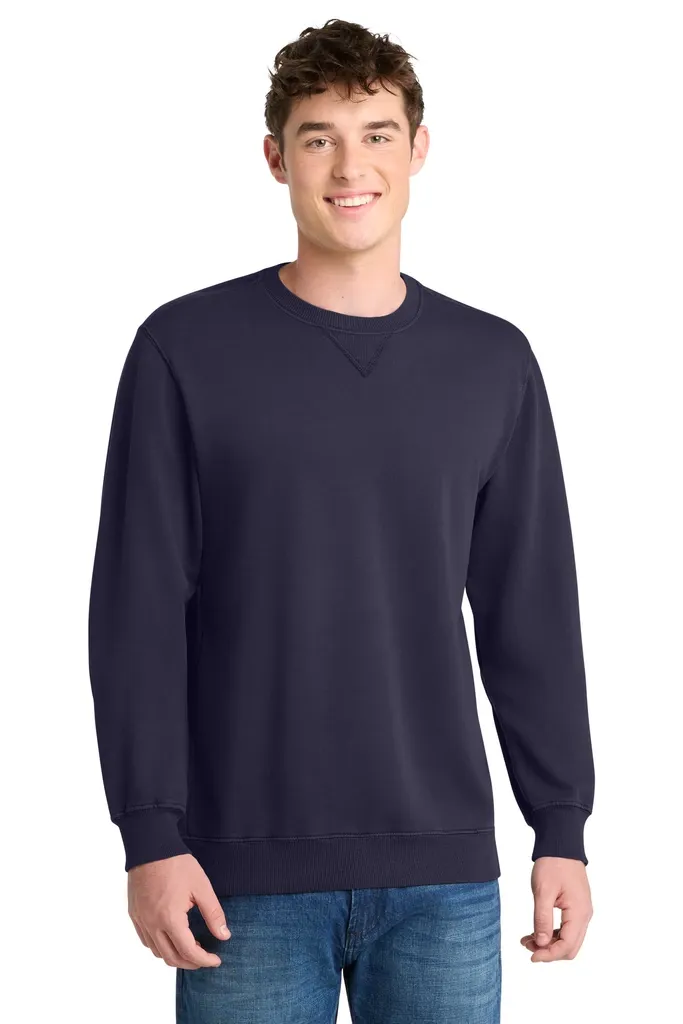 Port & Co Beach Wash® Garment-Dyed Crewneck Sweatshirt PC098 - additional view 12