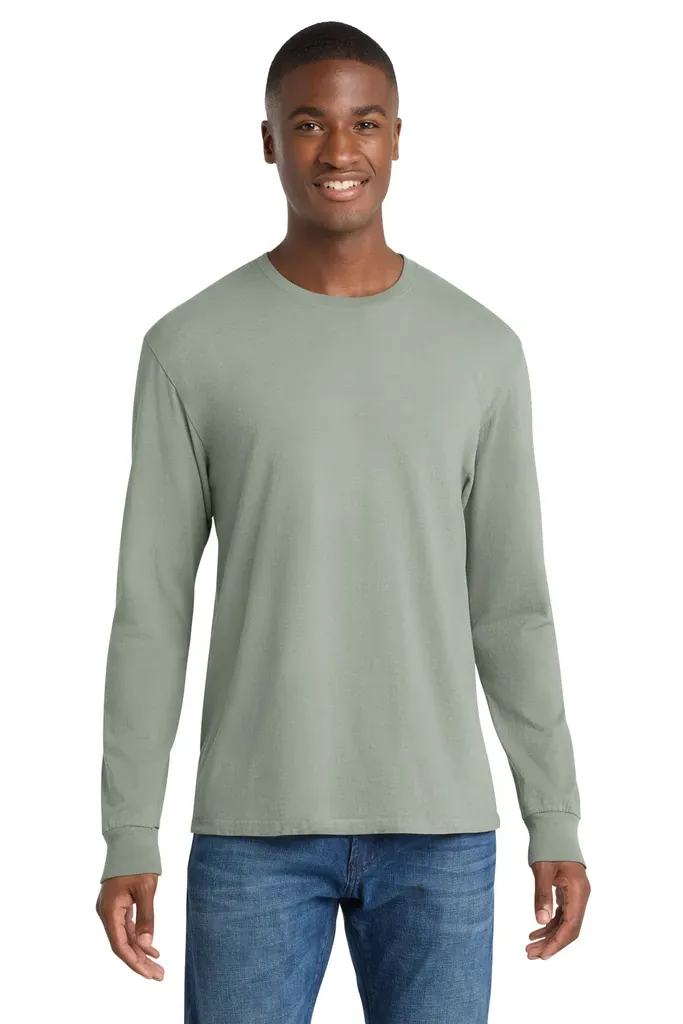 Port & Co Beach Wash® Garment-Dyed Long Sleeve Tee PC099LS - additional view 25