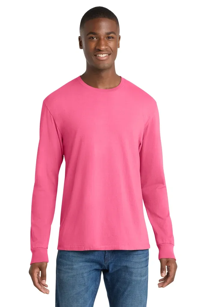 Port & Co Beach Wash® Garment-Dyed Long Sleeve Tee PC099LS