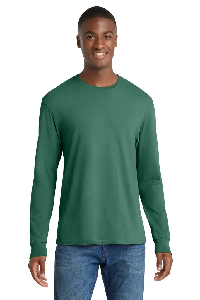 Port & Co Beach Wash® Garment-Dyed Long Sleeve Tee PC099LS - additional view 14