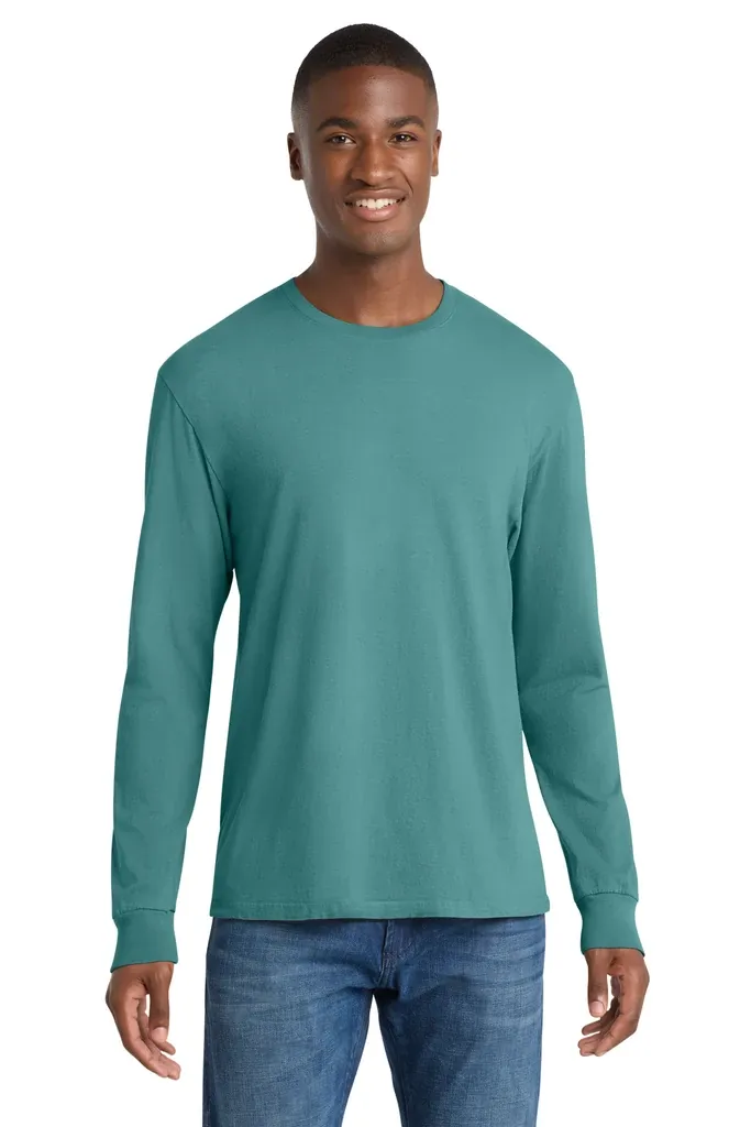 Port & Co Beach Wash® Garment-Dyed Long Sleeve Tee PC099LS - additional view 9