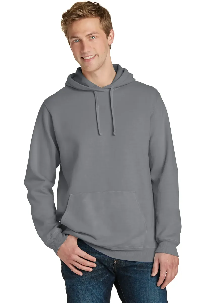 Port & Co Beach Wash® Garment-Dyed Pullover Hooded Sweatshirt. PC098H