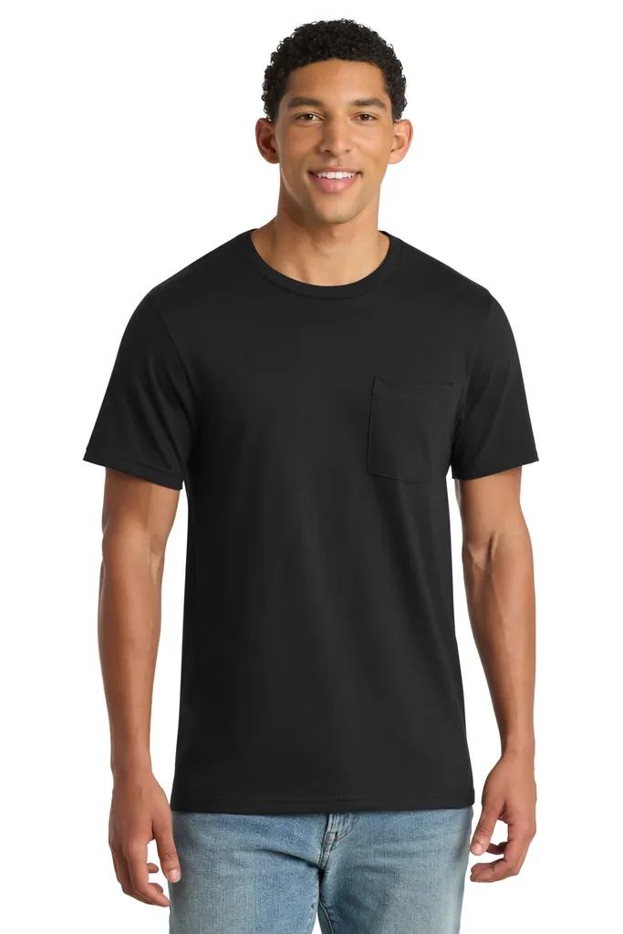 Port & Co Bouncer Pocket Tee PC600P