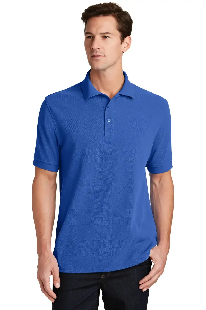 Port & Co Combed Ring Spun Pique Polo. KP1500