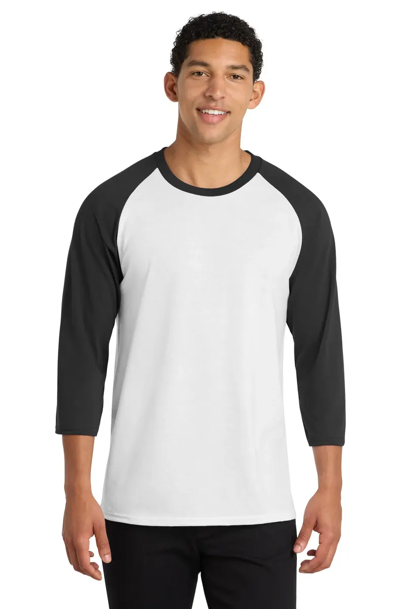 Port & Co Core Blend 3/4-Sleeve Raglan Tee. PC55RS - additional view 8