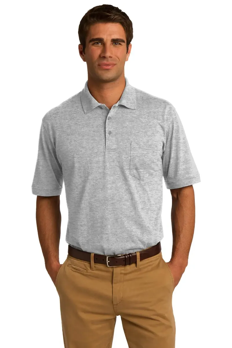 Port & Co Core Blend Jersey Knit Pocket Polo. KP55P - additional view 7