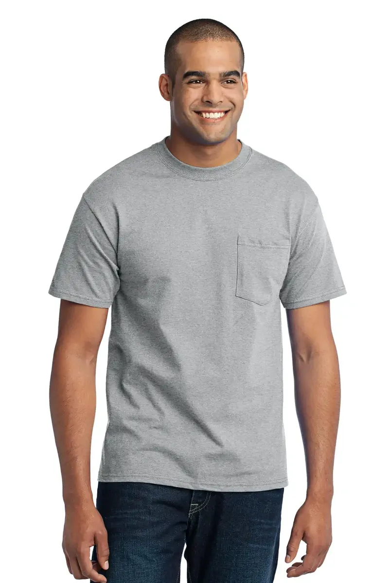 Port & Co Core Blend Pocket Tee. PC55P - additional view 3