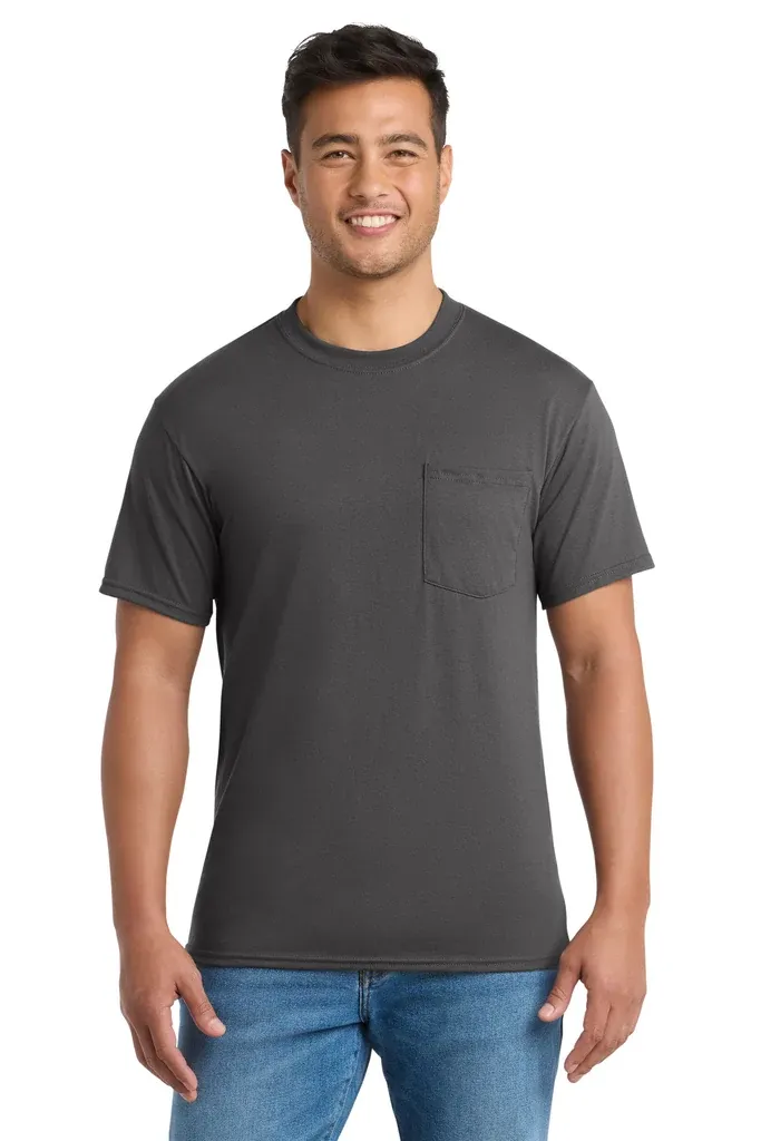 Port & Co Core Blend Pocket Tee. PC55P - additional view 15
