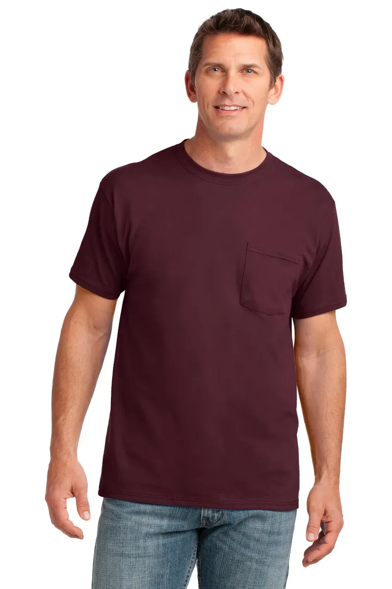 Port & Co Core Cotton Pocket Tee. PC54P - additional view 3