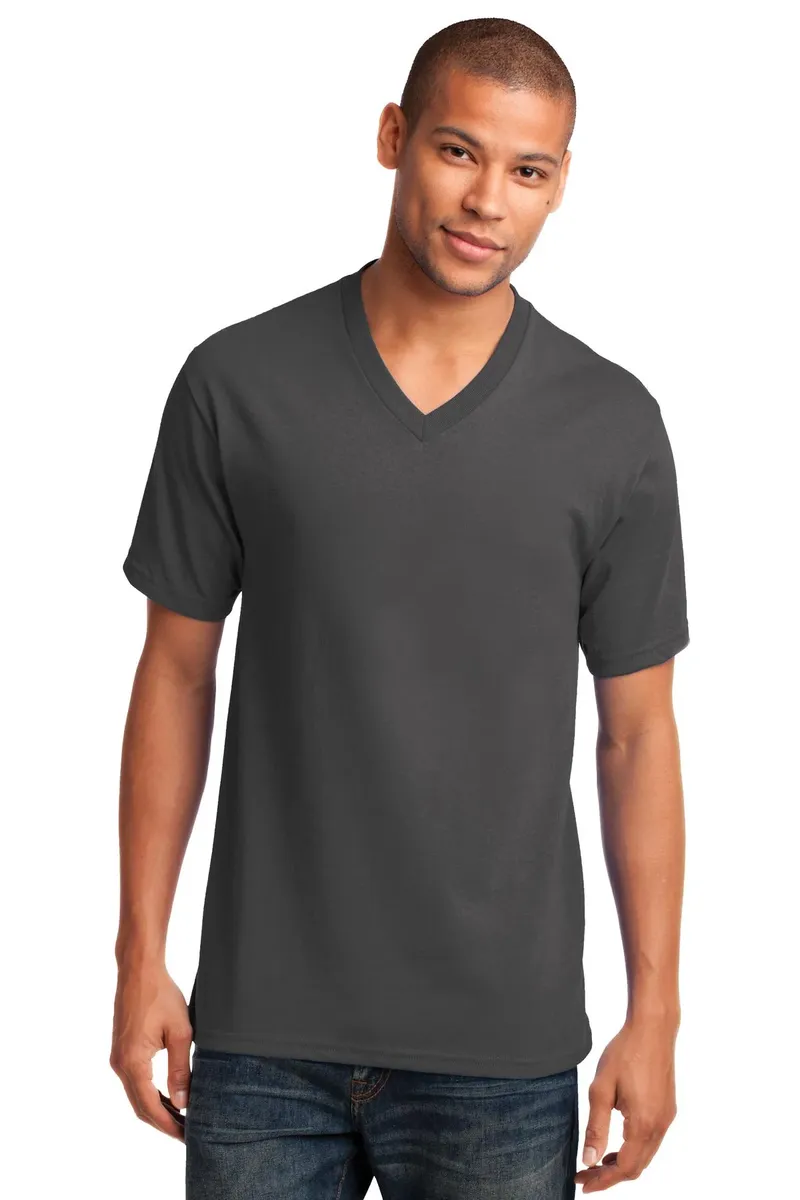 Port & Co Core Cotton V-Neck Tee. PC54V - additional view 4