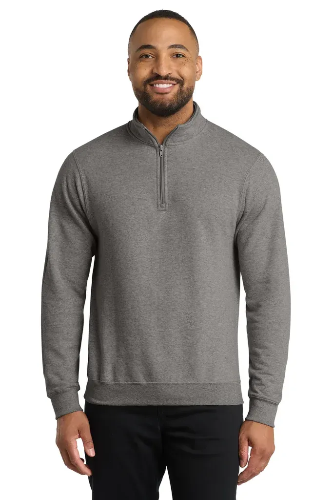 Port & Co Core Fleece 1/4-Zip Pullover Sweatshirt PC78Q