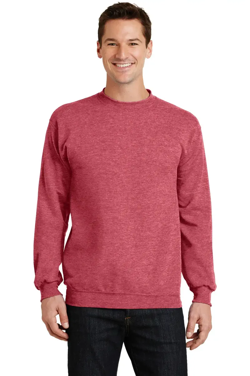 Port & Co Core Fleece Crewneck Sweatshirt. PC78 - additional view 1