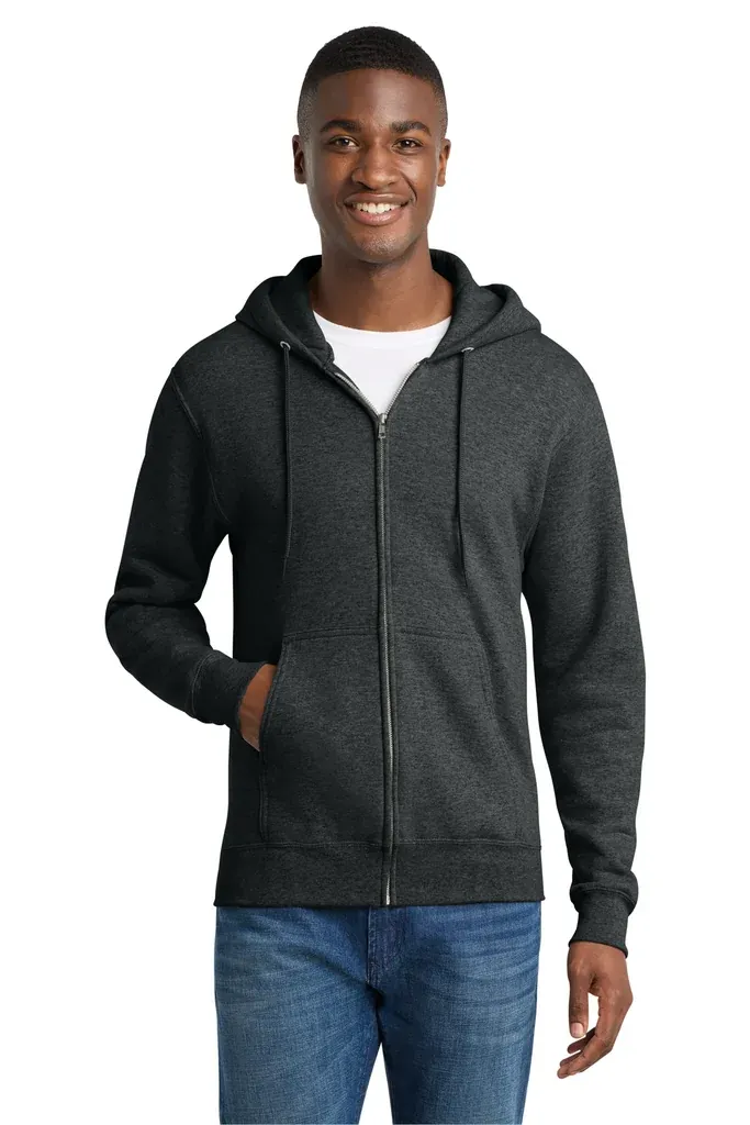 Port & Co Core Fleece Full-Zip Hooded Sweatshirt. PC78ZH - additional view 12