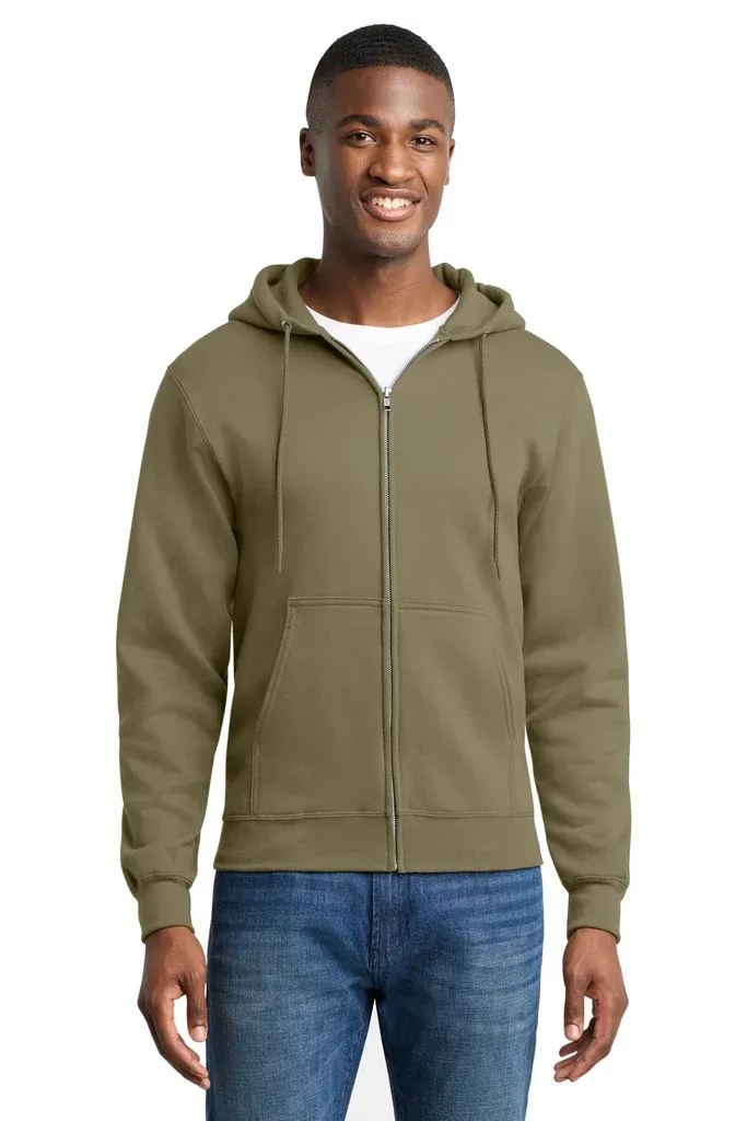 Port & Co Core Fleece Full-Zip Hooded Sweatshirt. PC78ZH - additional view 3