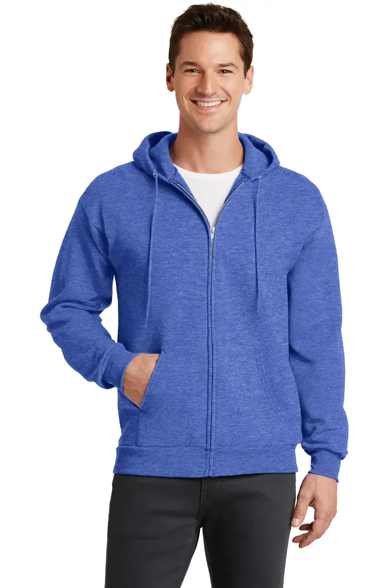 Port & Co Core Fleece Full-Zip Hooded Sweatshirt. PC78ZH - additional view 5