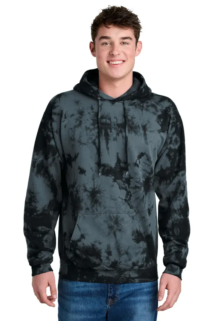 Port & Co Crystal Tie-Dye Pullover Hoodie PC144 - additional view 1