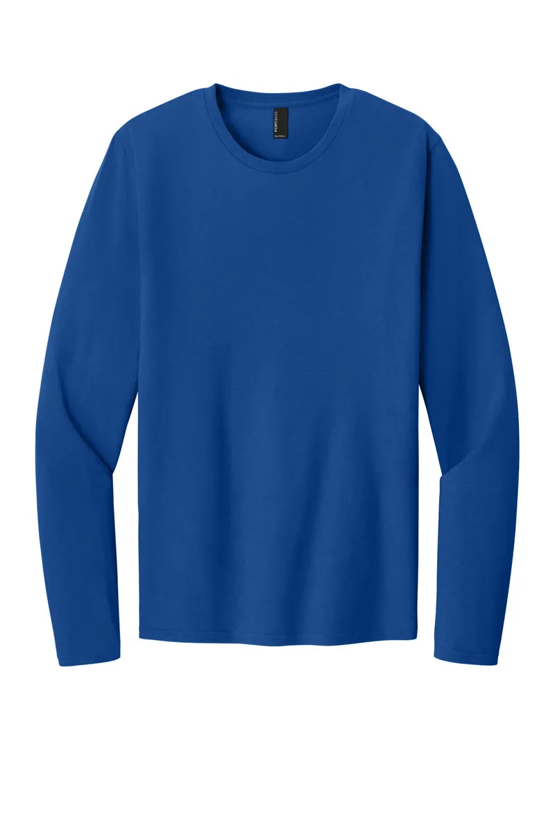 Port & Co Easy Cotton Long Sleeve Tee PC43LS - additional view 4