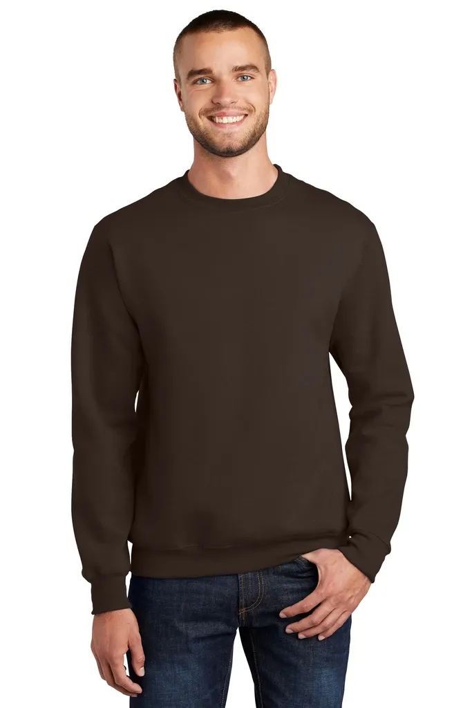 Port & Co Essential Fleece Crewneck Sweatshirt.  PC90 - additional view 3