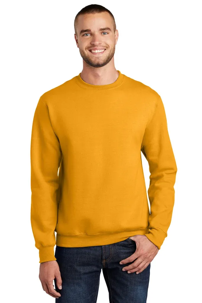 Port & Co Essential Fleece Crewneck Sweatshirt.  PC90 - additional view 4
