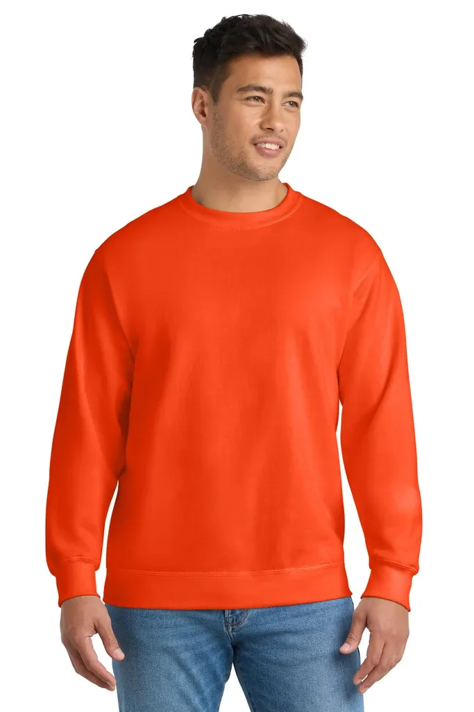 Port & Co Essential Fleece Crewneck Sweatshirt.  PC90 - additional view 6