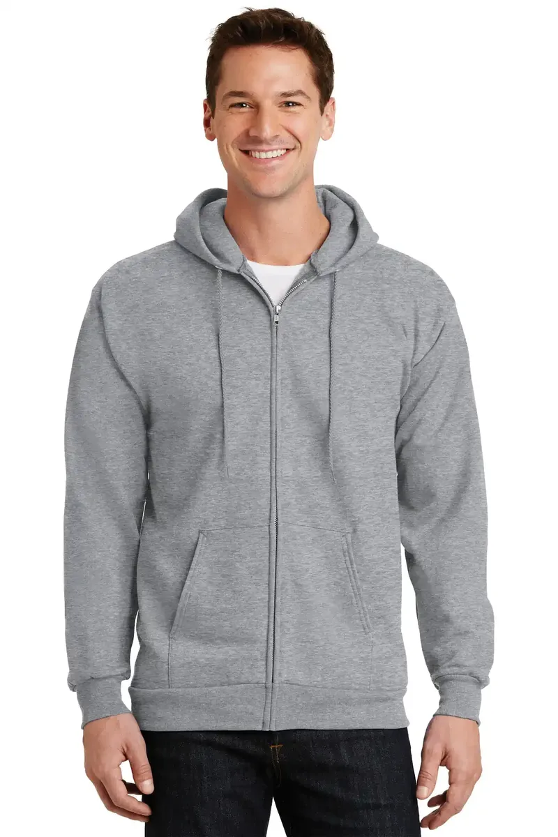 Port & Co Essential Fleece Full-Zip Hooded Sweatshirt.  PC90ZH - additional view 9
