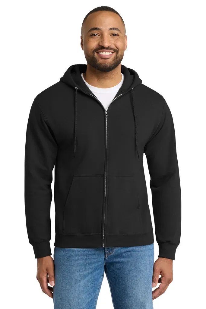 Port & Co Essential Fleece Full-Zip Hooded Sweatshirt.  PC90ZH - additional view 13