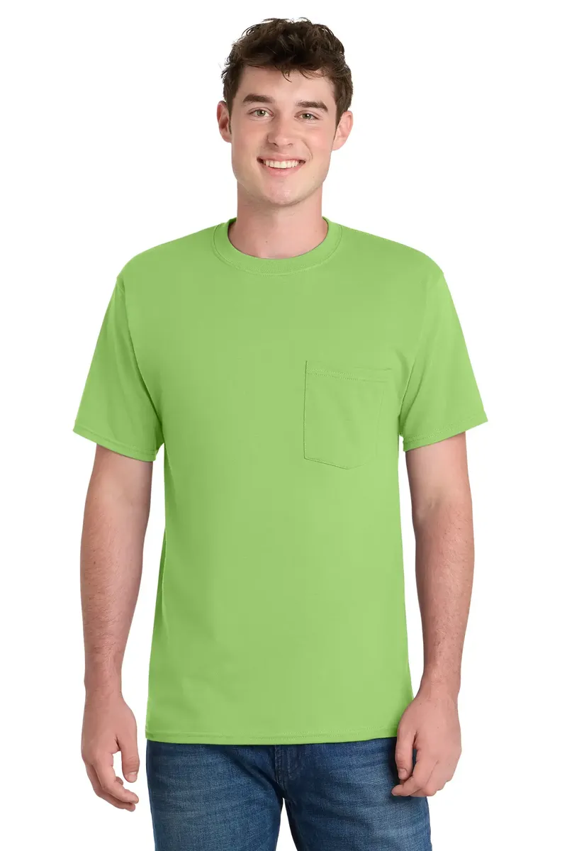 Port & Co Essential Pocket Tee. PC61P