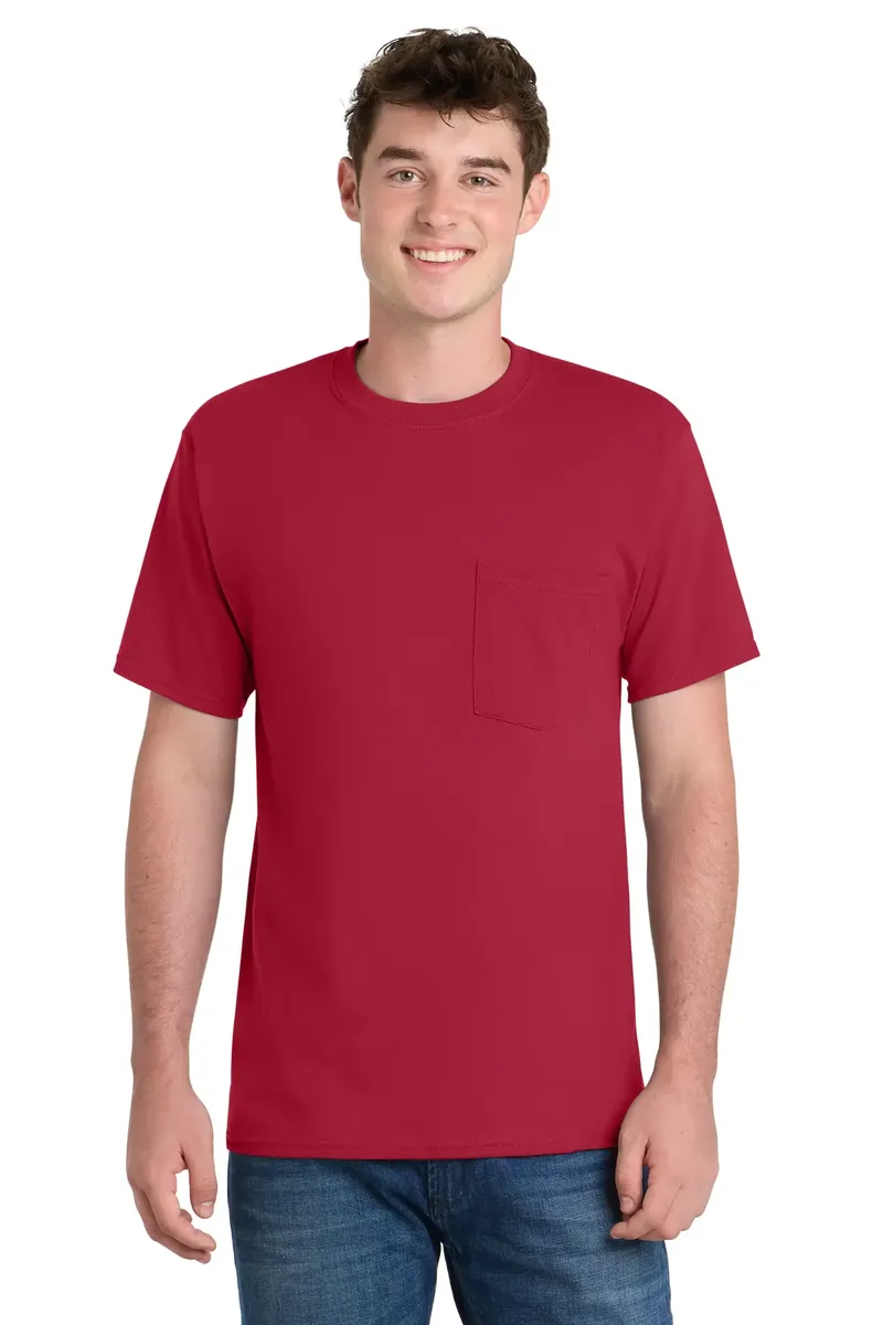 Port & Co Essential Pocket Tee. PC61P - additional view 3